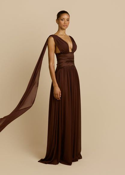 RAMONA DRESS CACAO
