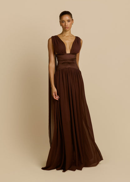 RAMONA DRESS CACAO