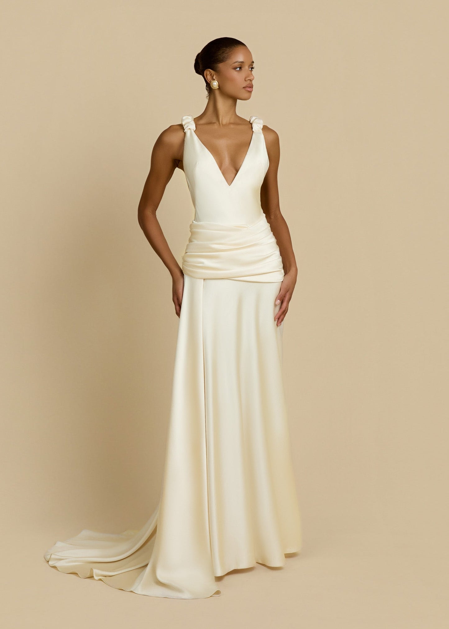 MADALENA DRESS CREAM