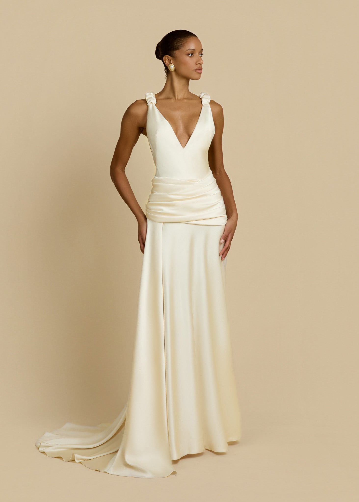 VESTIDO MADALENA CREMA