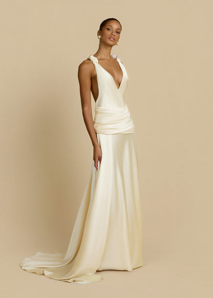 MADALENA DRESS CREAM