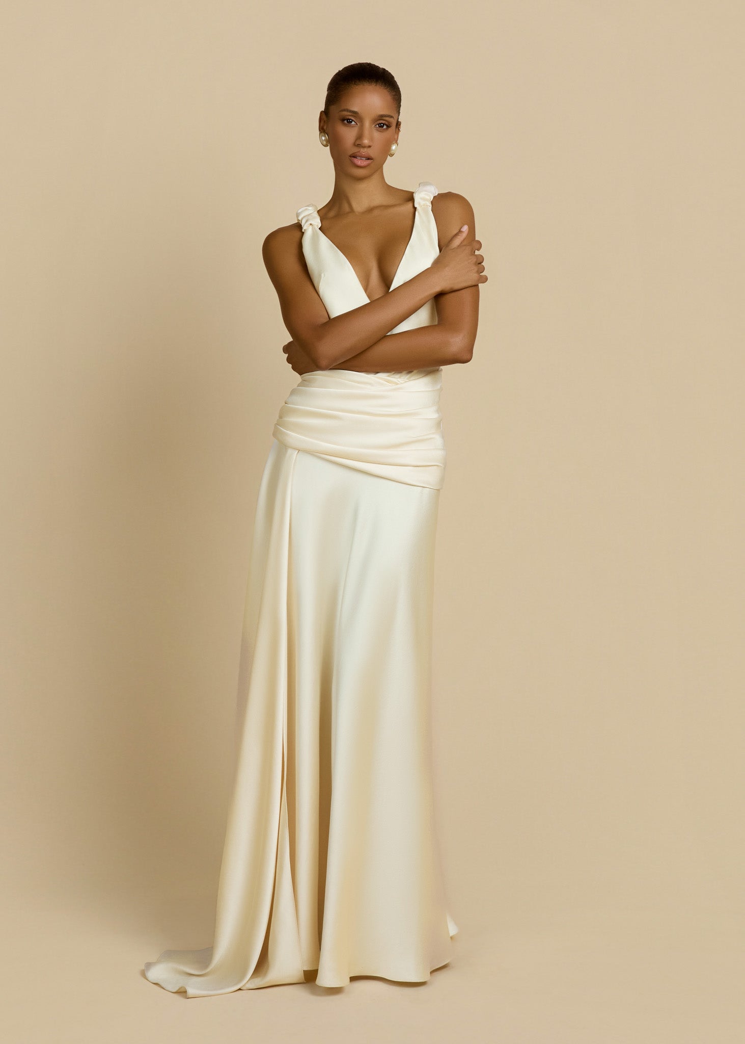 VESTIDO MADALENA CREMA
