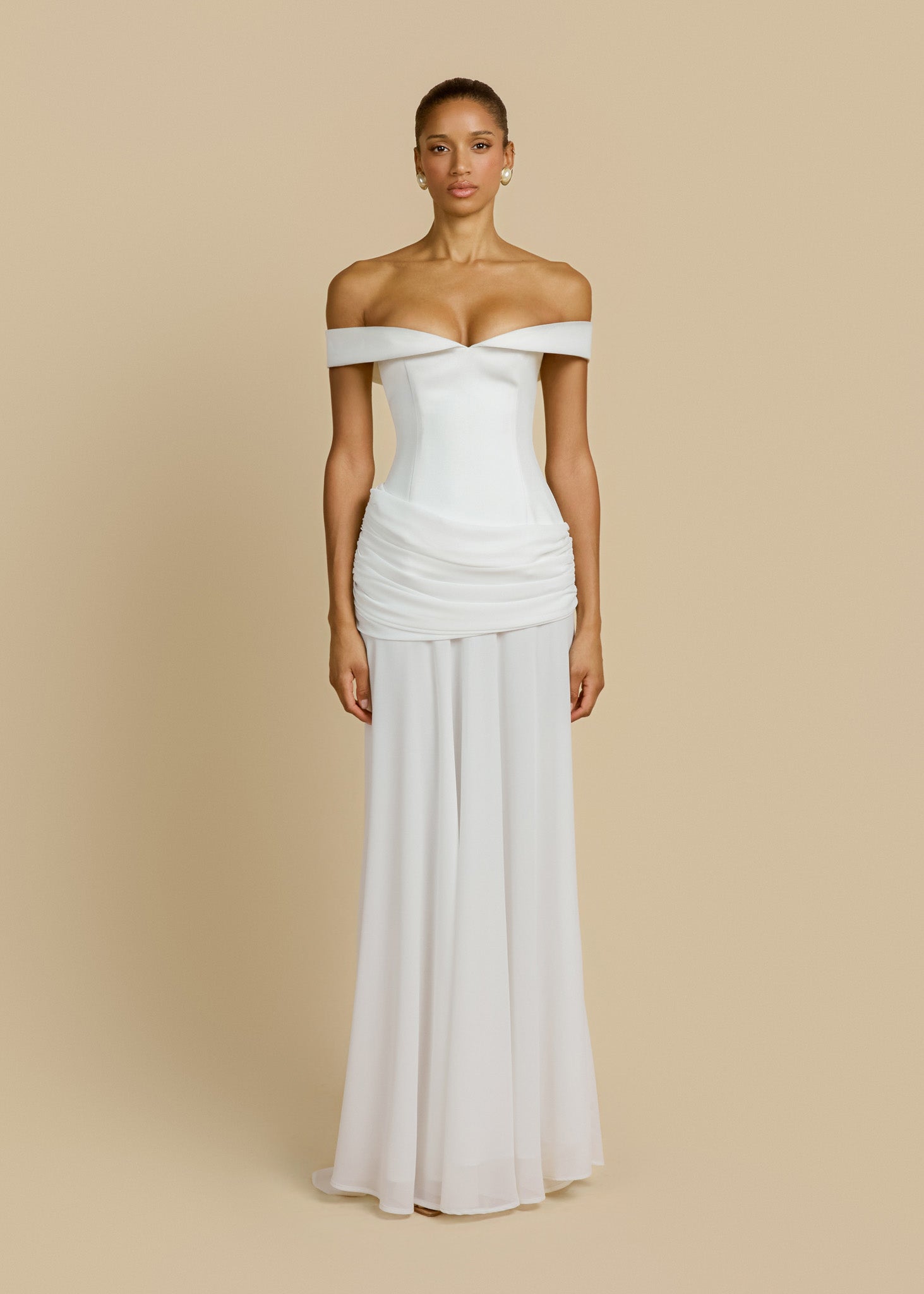 VESTIDO PERLA MARFIL