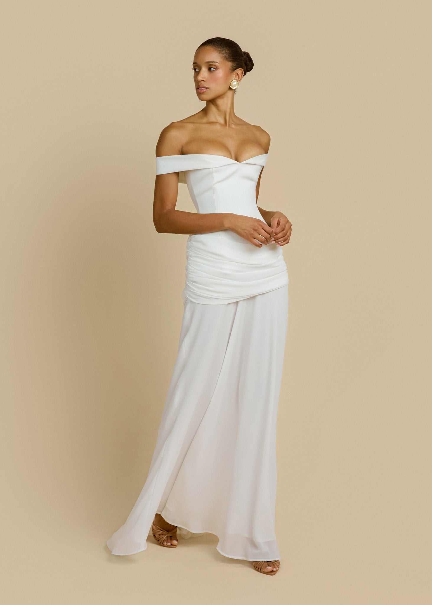 VESTIDO PERLA MARFIL