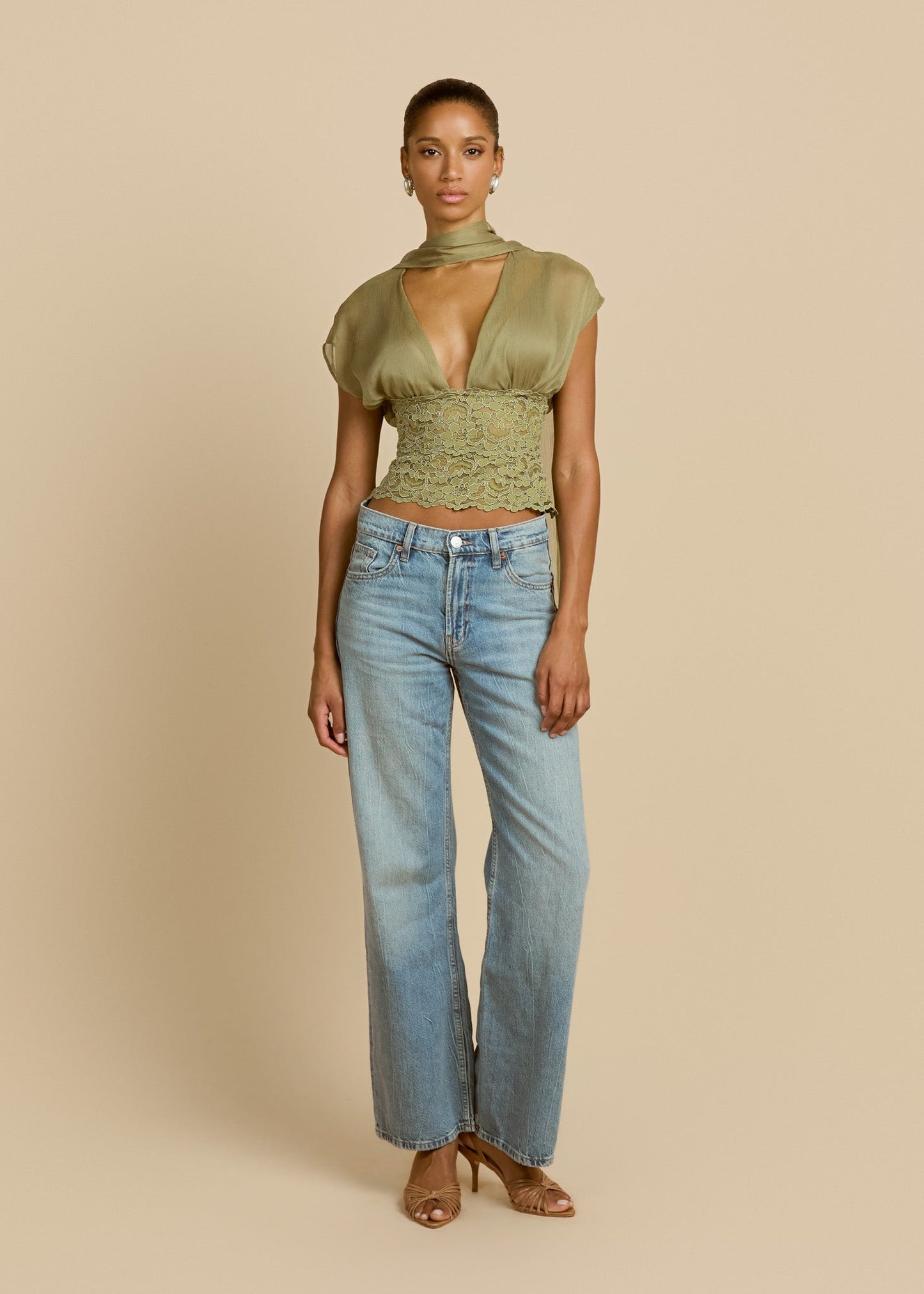 ALLEGRA TOP PISTACHIO