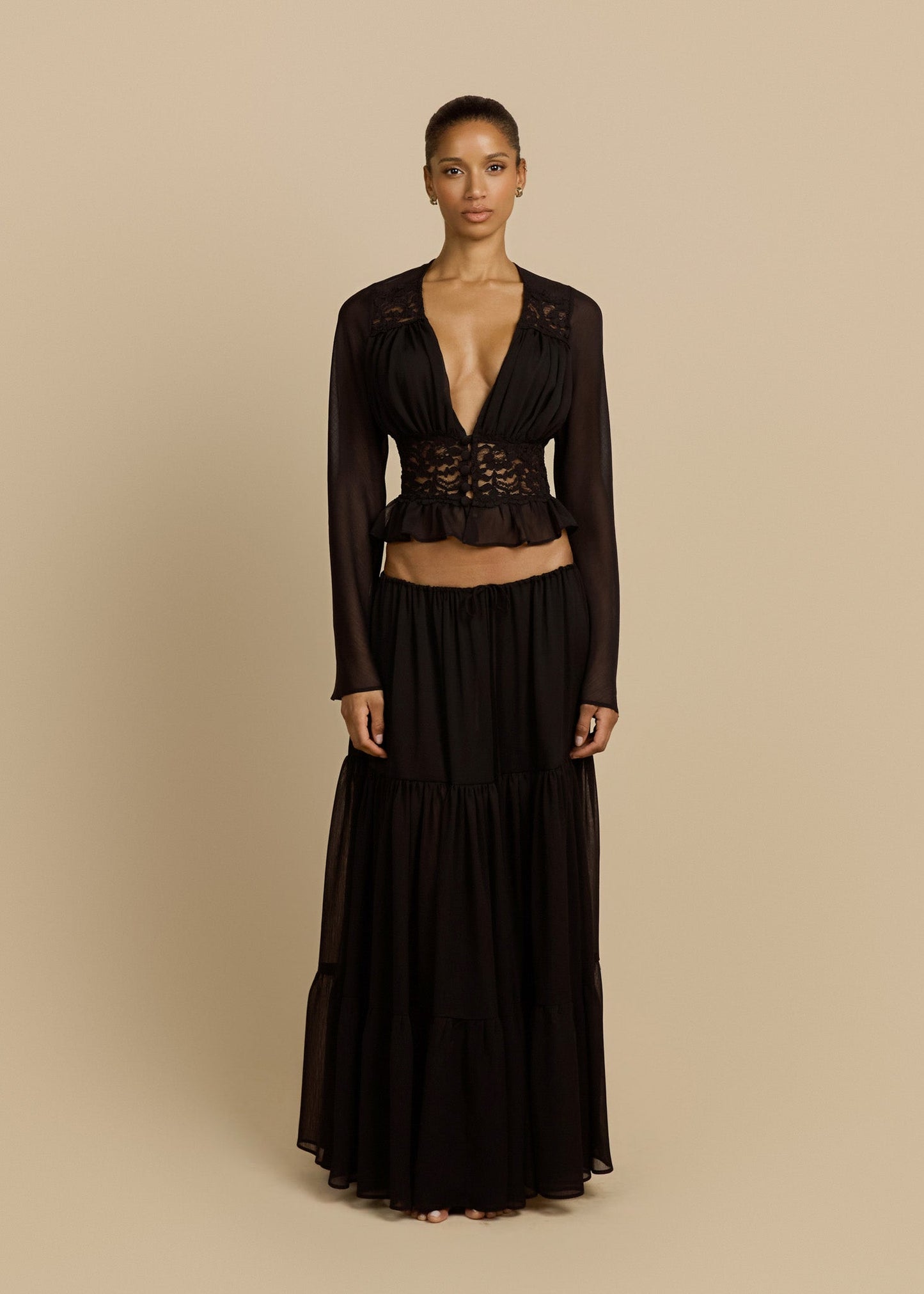 ALESSANDRA SKIRT BLACK