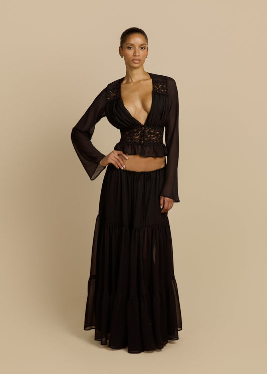ALESSANDRA SKIRT BLACK