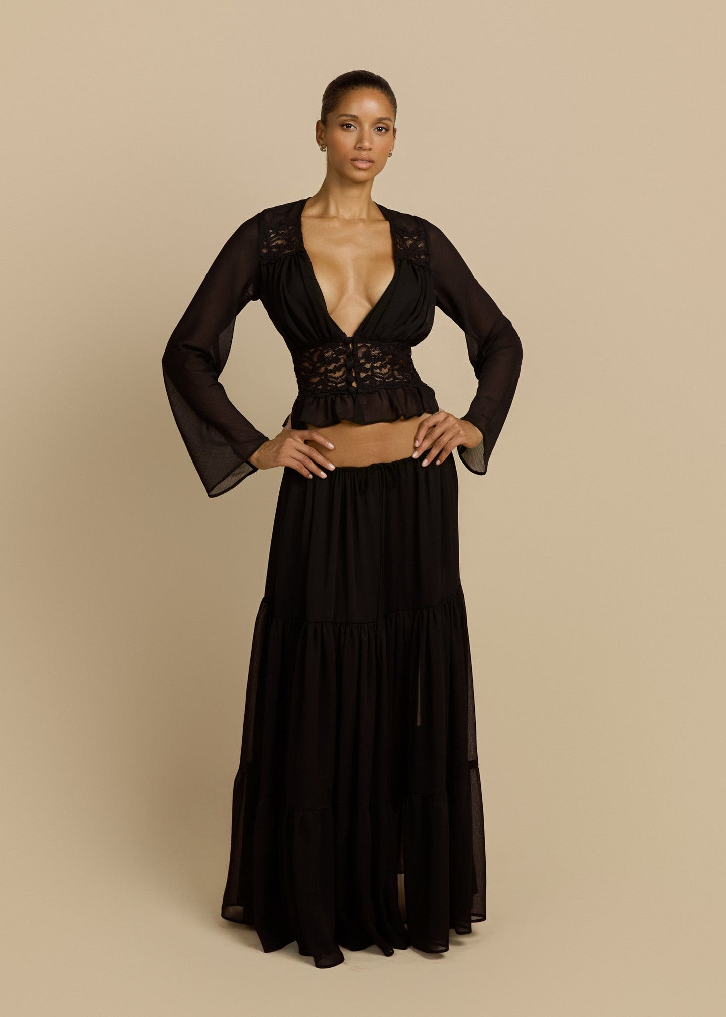 ALESSANDRA SKIRT BLACK