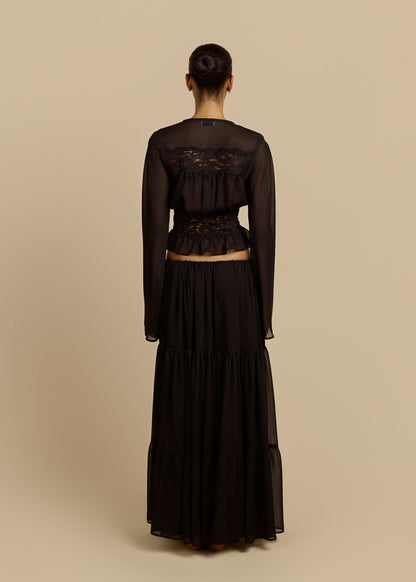 ALESSANDRA SKIRT BLACK