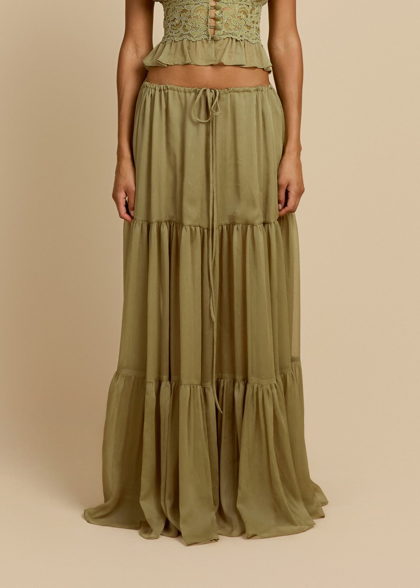 SABRINA SKIRT PISTACHIO