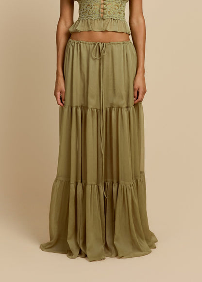 SABRINA SKIRT PISTACHIO