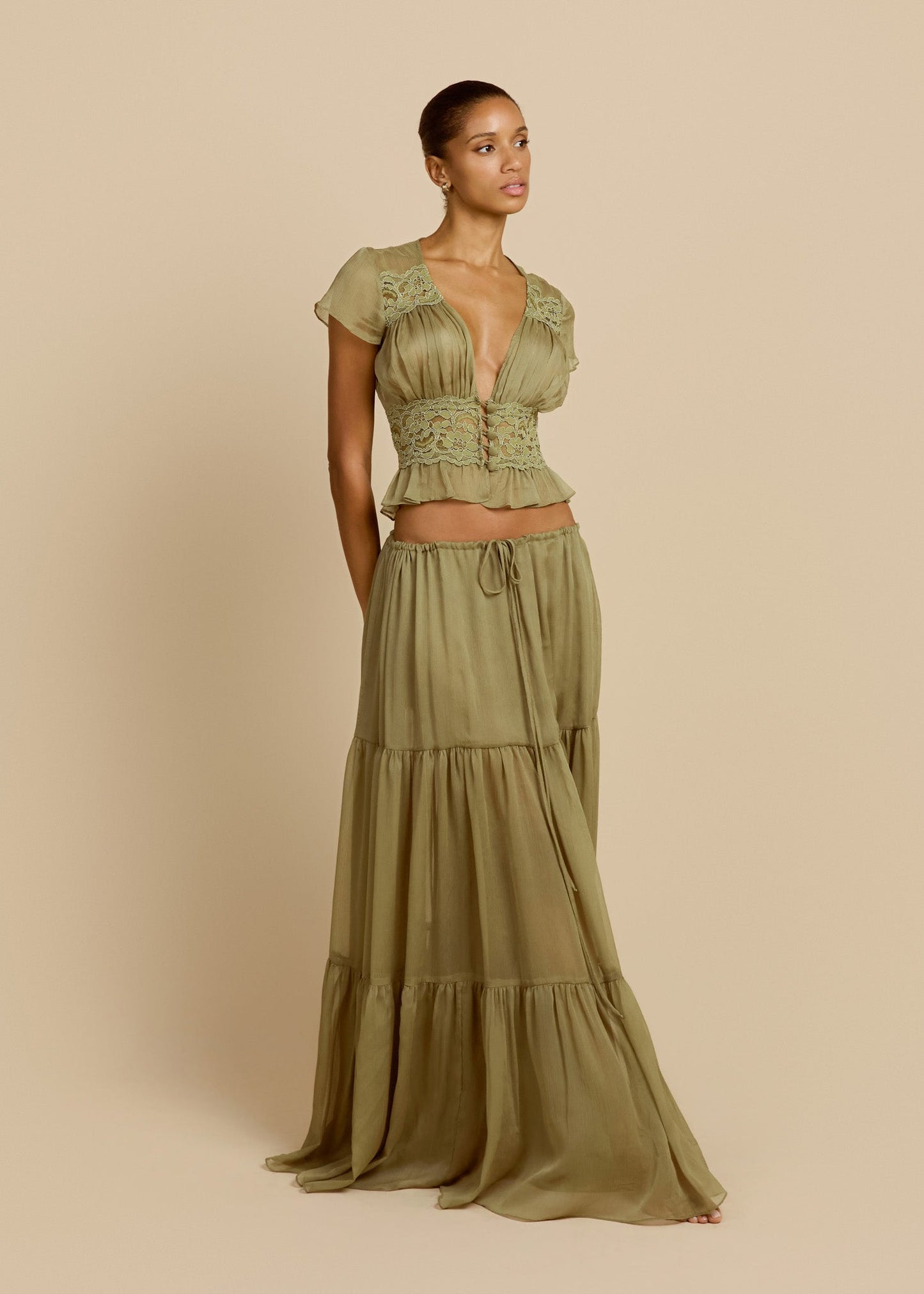 SABRINA TOP PISTACHIO