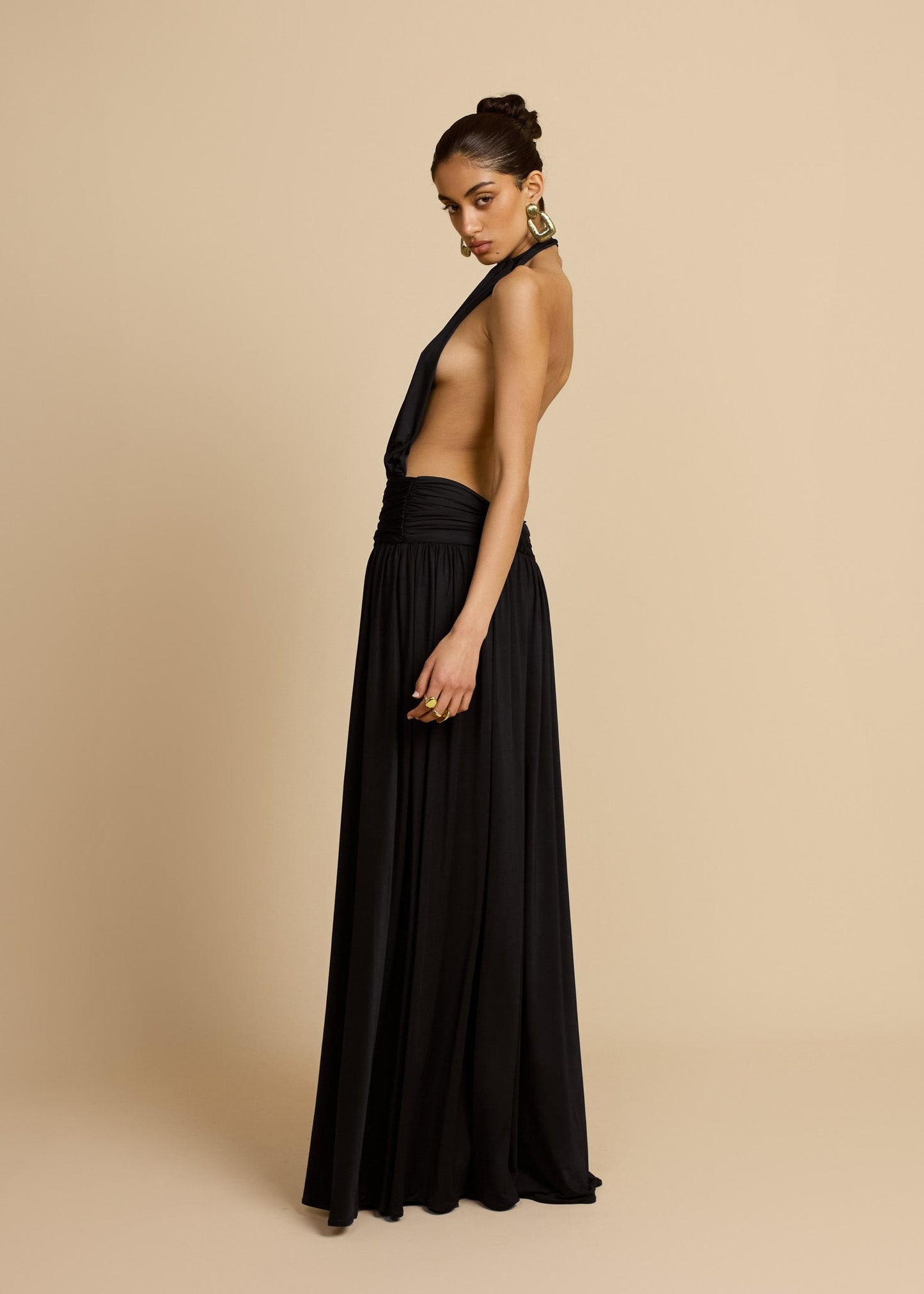 SANTINA DRESS BLACK
