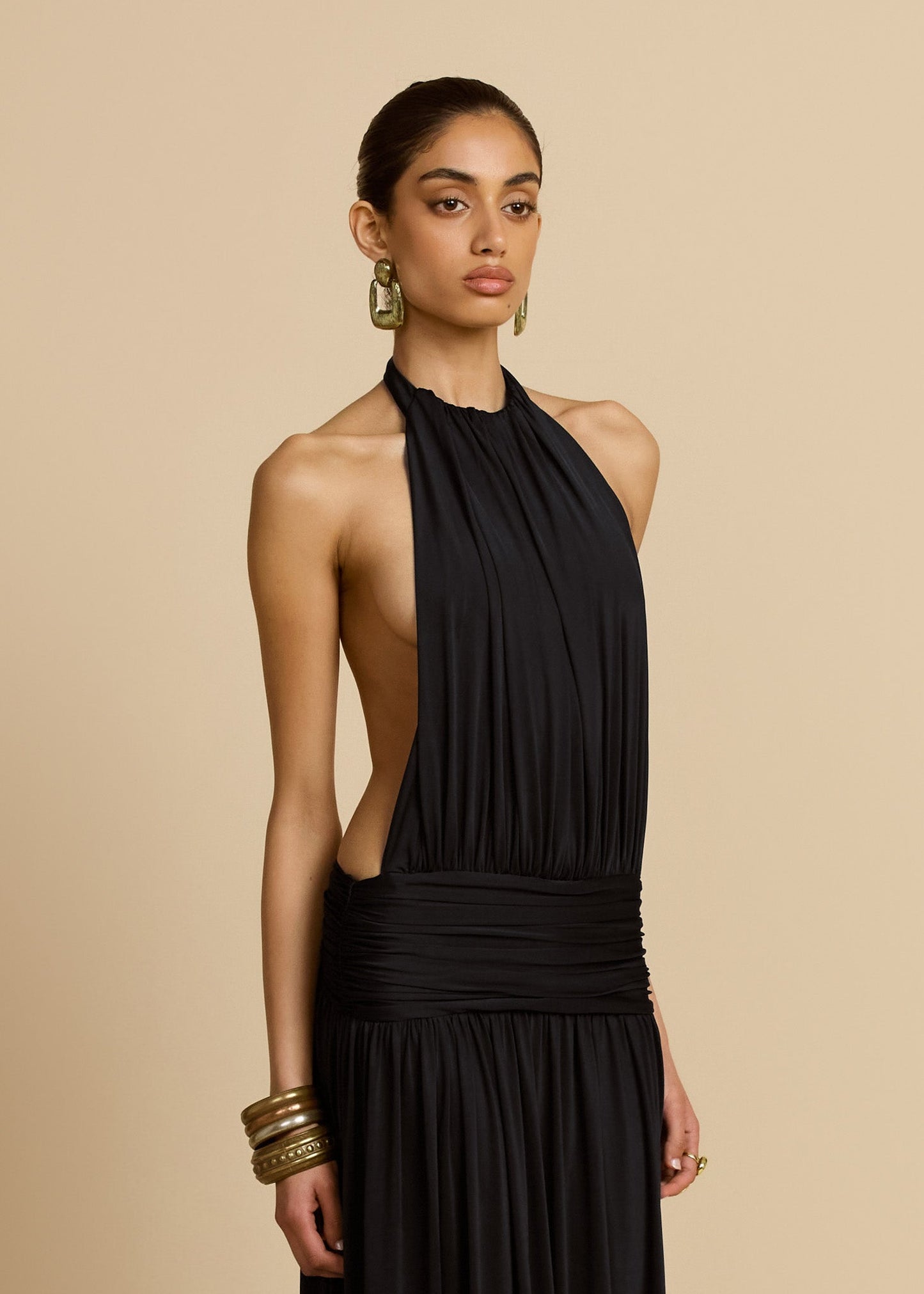 SANTINA DRESS BLACK