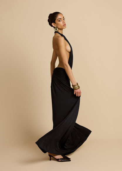 SANTINA DRESS BLACK