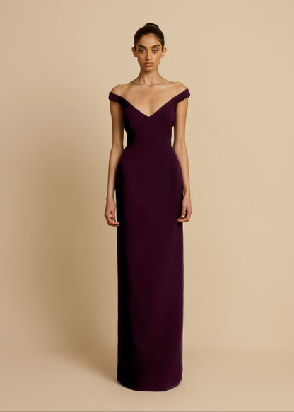 ELLERY DRESS PLUM
