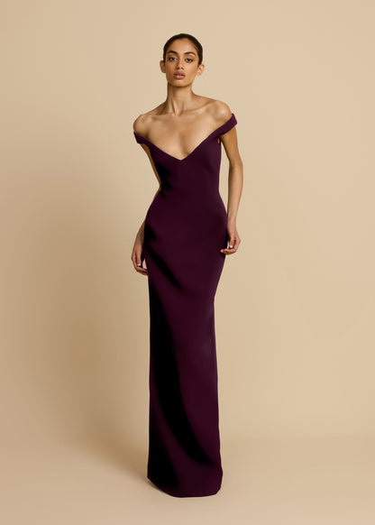 ELLERY DRESS PLUM