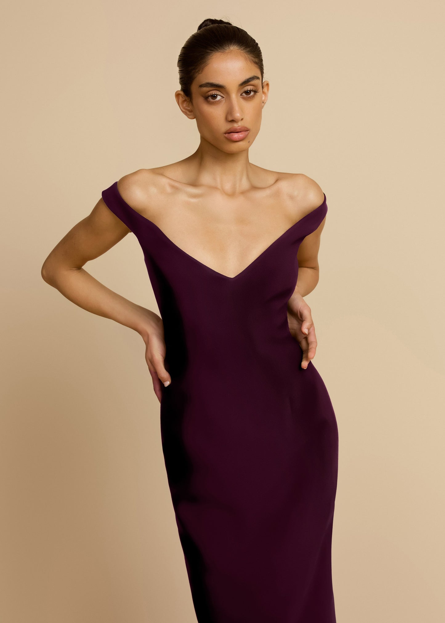 ELLERY DRESS PLUM