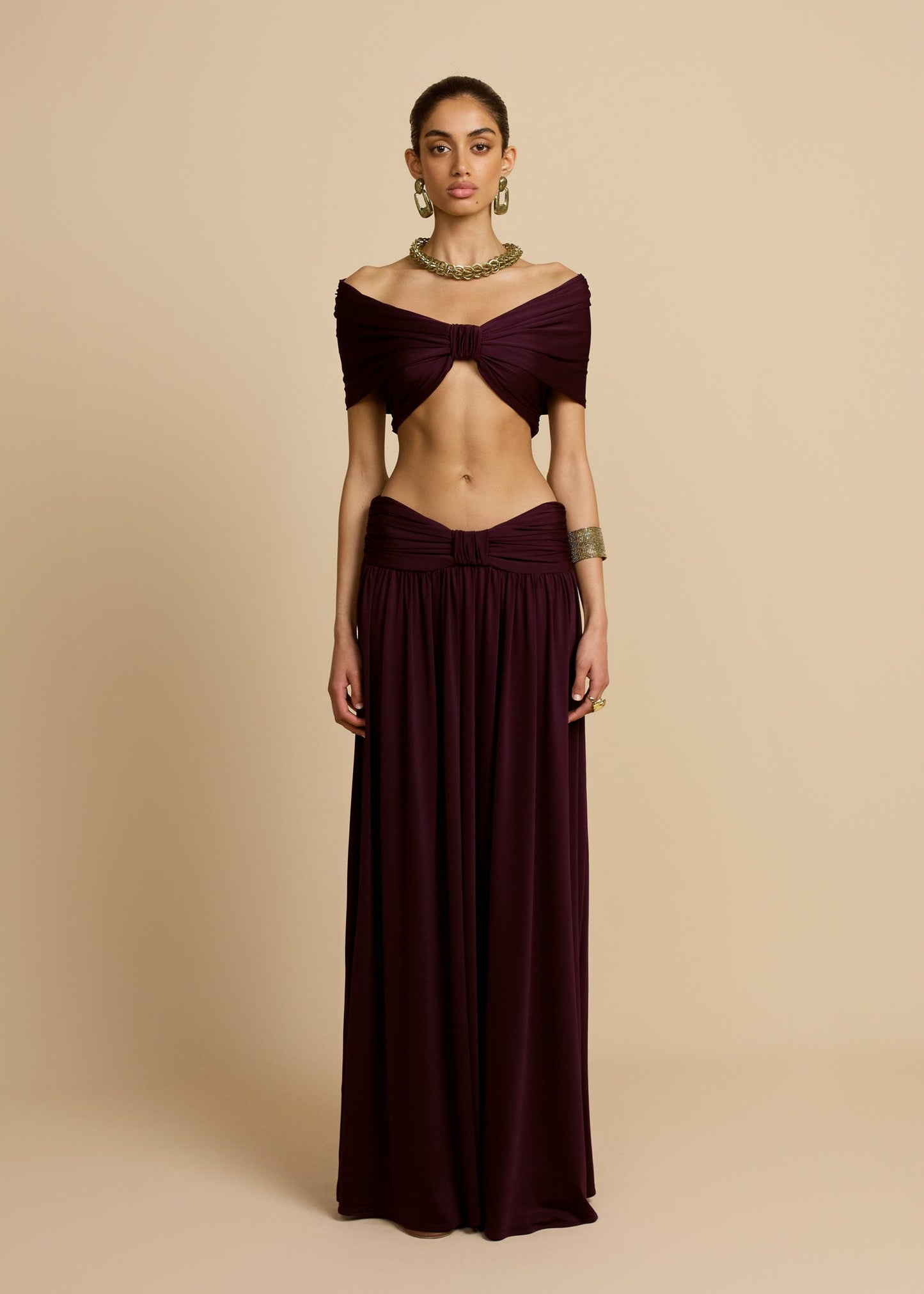 ALESSIA SKIRT PLUM
