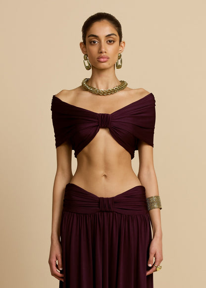 ALESSIA TOP PLUM