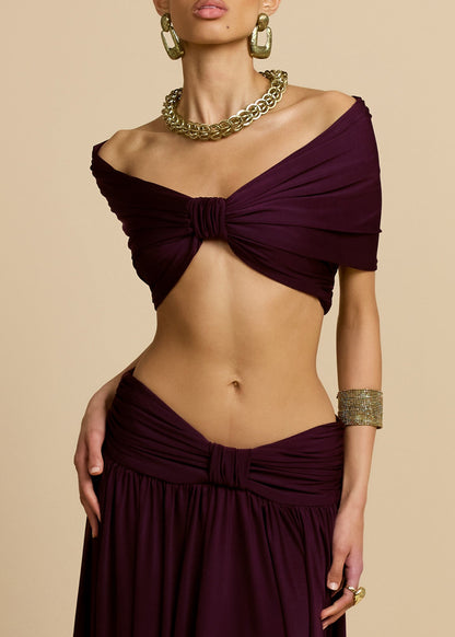 ALESSIA TOP PLUM