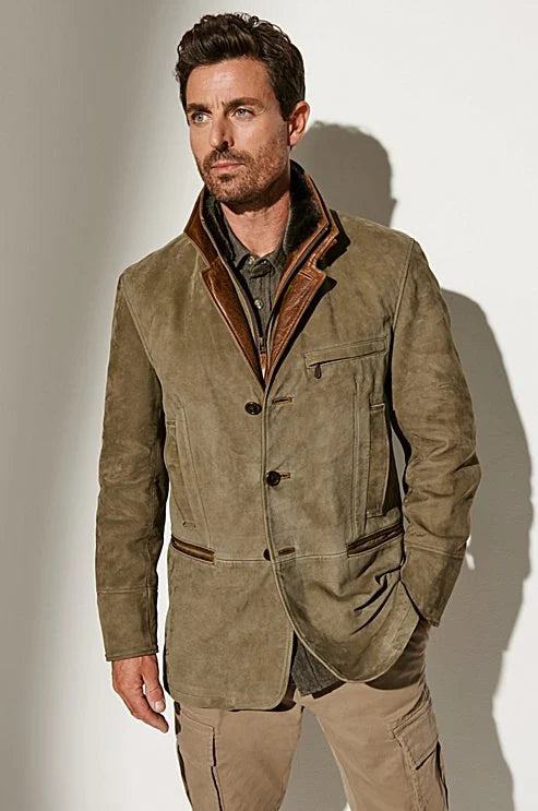 Benjamin Men's Blazer - Classic Fit,