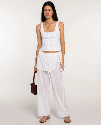 PANTALÓN THIS FEELING · BLANCO