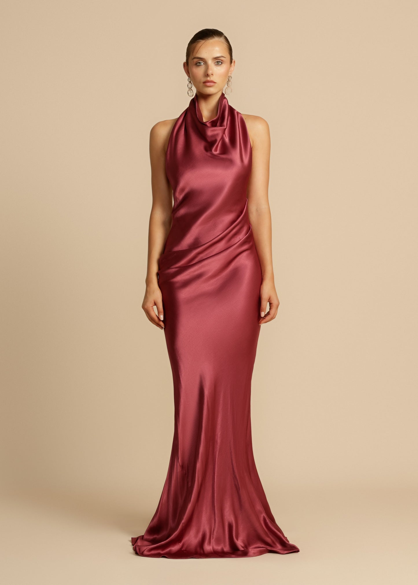 GAIA DRESS PLUM