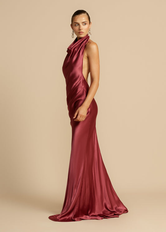 GAIA DRESS PLUM