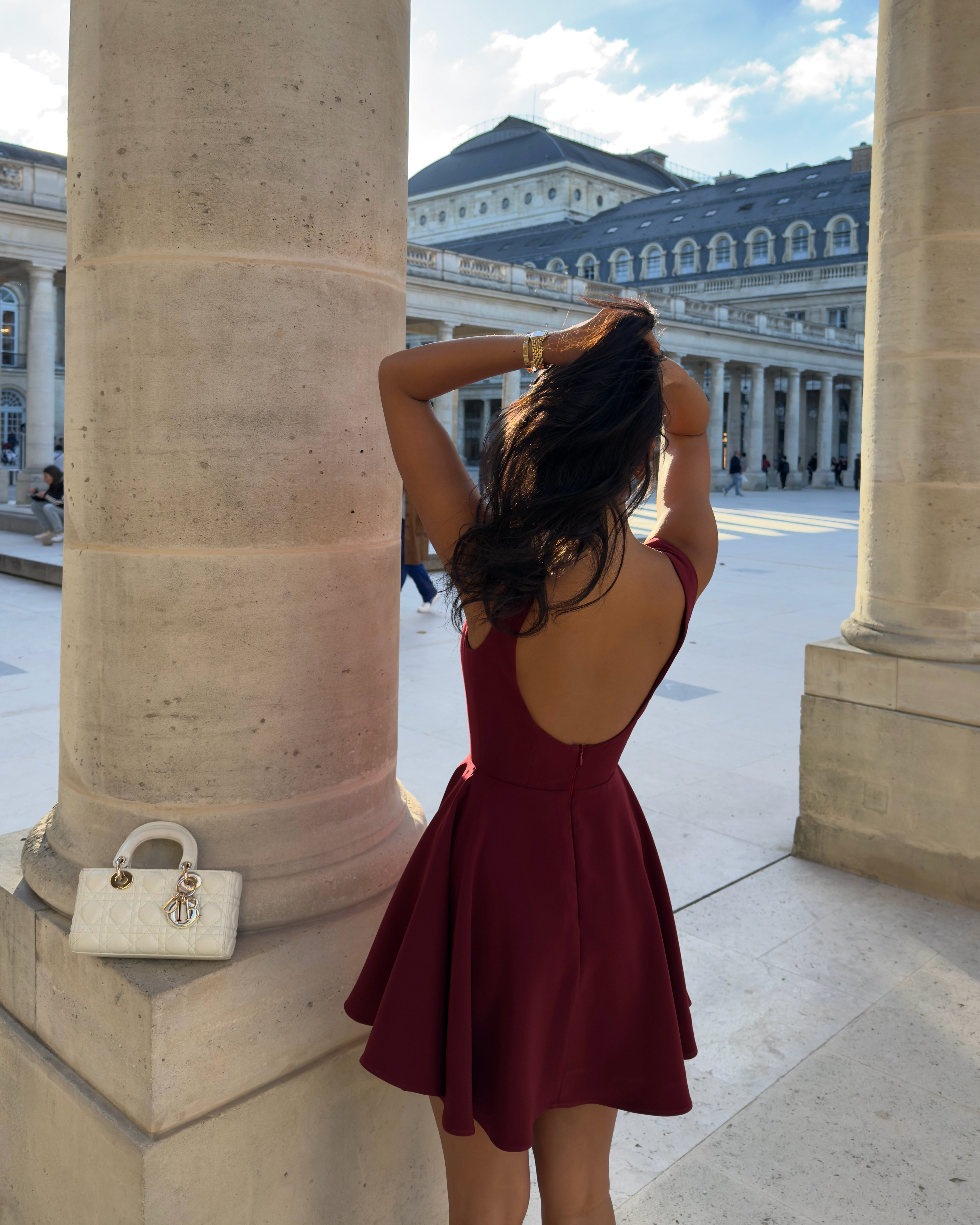 El Mini Vestido Diana en Rojo Vino🍷