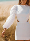 VESTIDO CORTO BLANCO