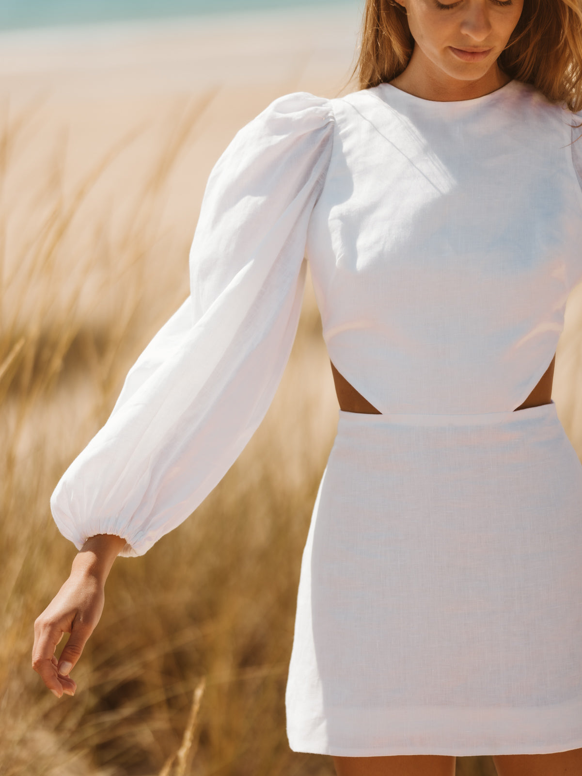 VESTIDO CORTO BLANCO