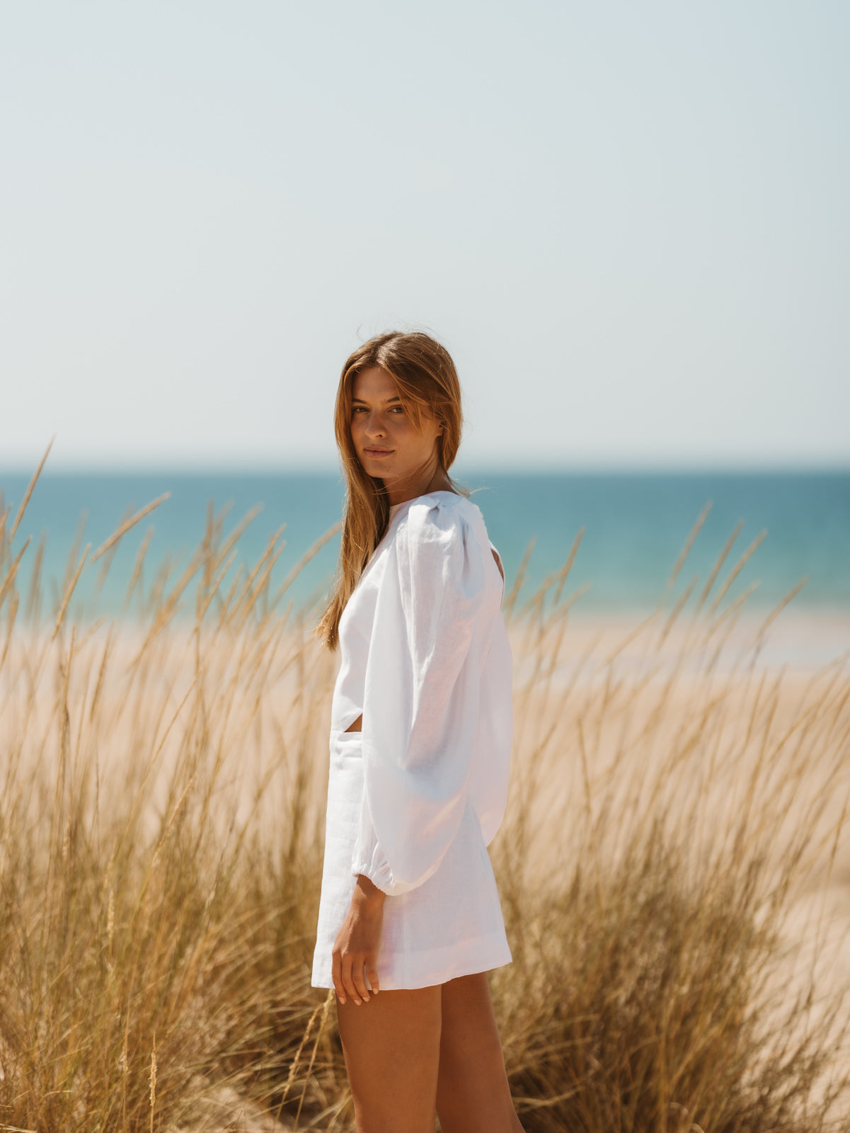 VESTIDO CORTO BLANCO