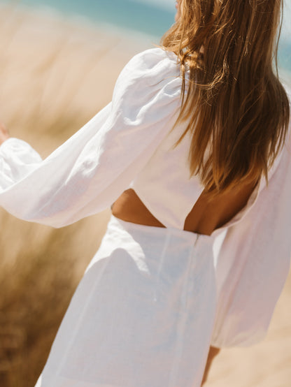 VESTIDO CORTO BLANCO