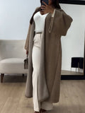 Loose Solid Color Coat - Fall, Winter
