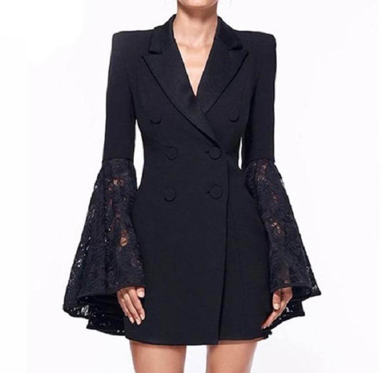 Negroni Women's Blazer - Embroidered, Slim Fit