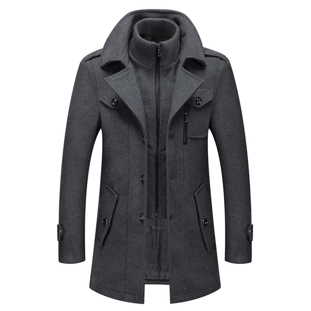 Oliver Men's 2-Piece Winter Coat - Versatile, Elegant