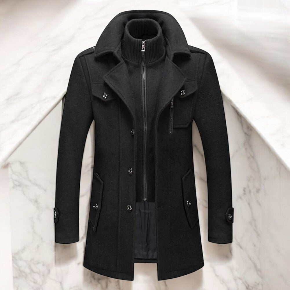 Oliver Men's 2-Piece Winter Coat - Versatile, Elegant