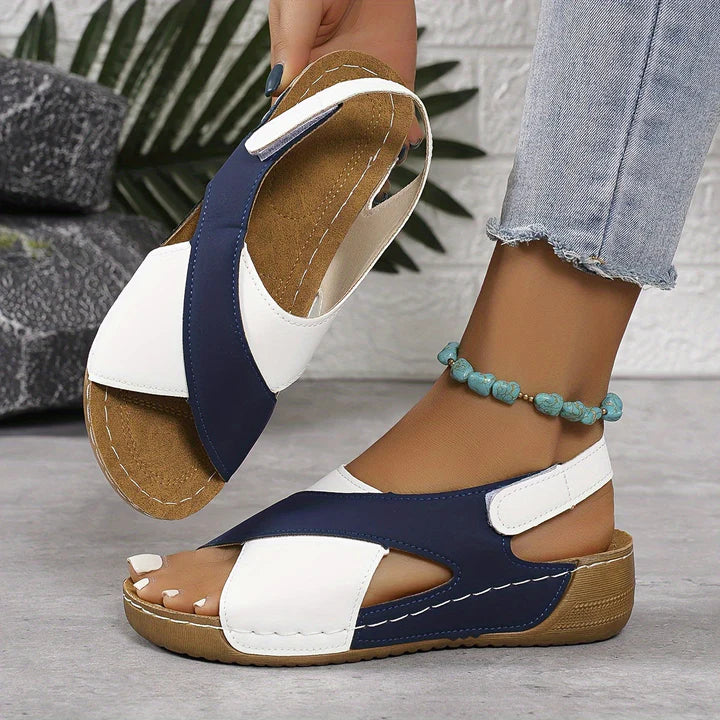 Sandalias Ultra-Cómodas Efecto Piel