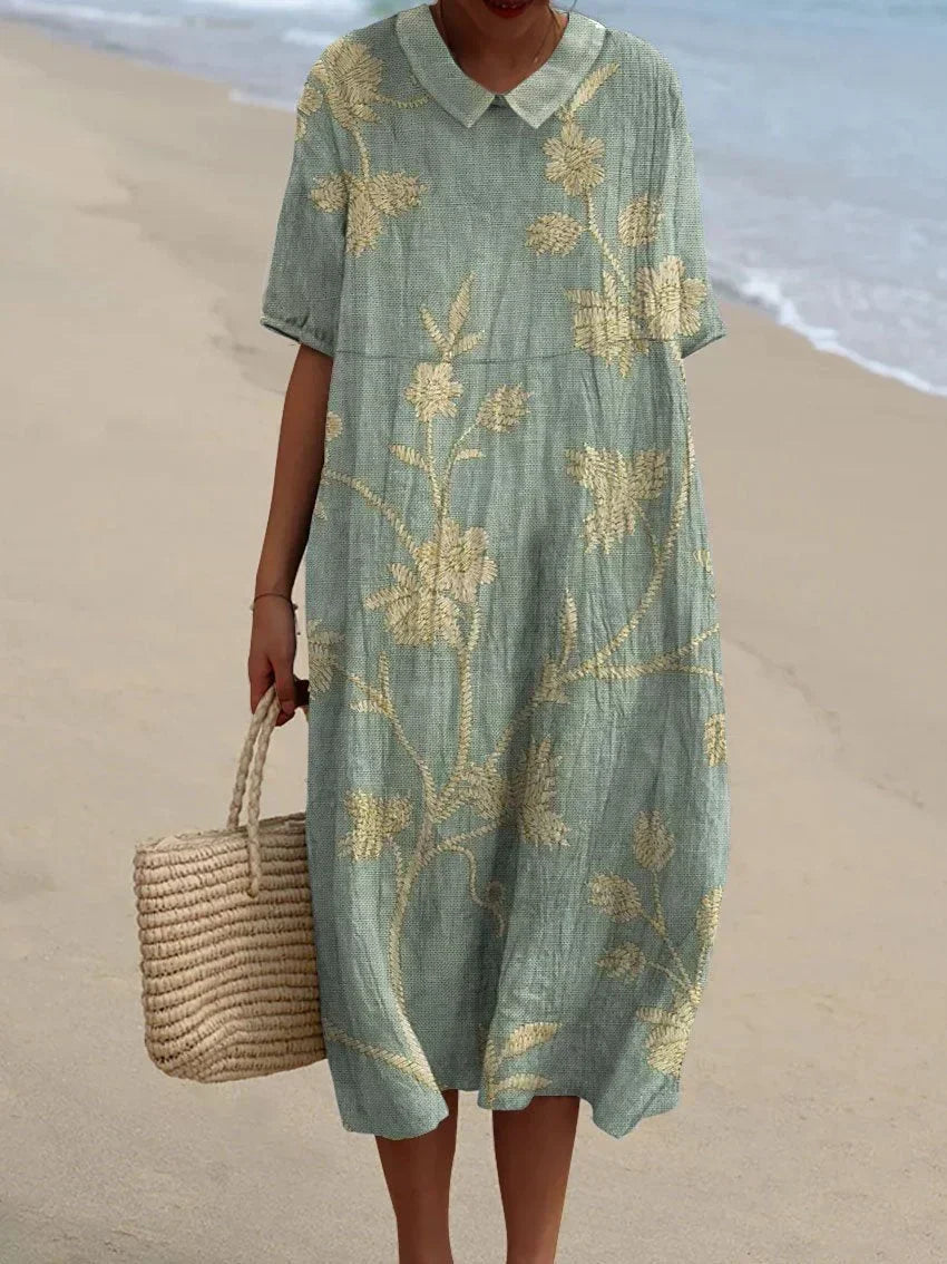 Merel | Vestido Maxi Vintage Floral