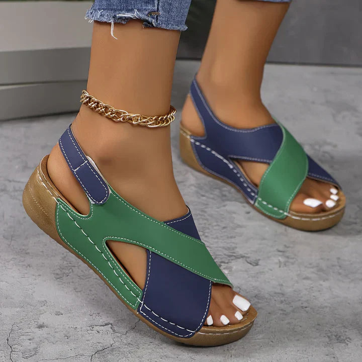 Sandalias Ultra-Cómodas Efecto Piel