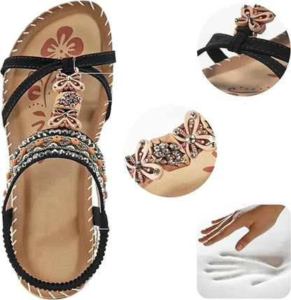 Isabel™ - Sandalias Ortopédicas de Piel con Suela Ergonómica