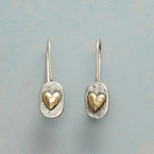 Pendientes Elegantes de Plata y Oro