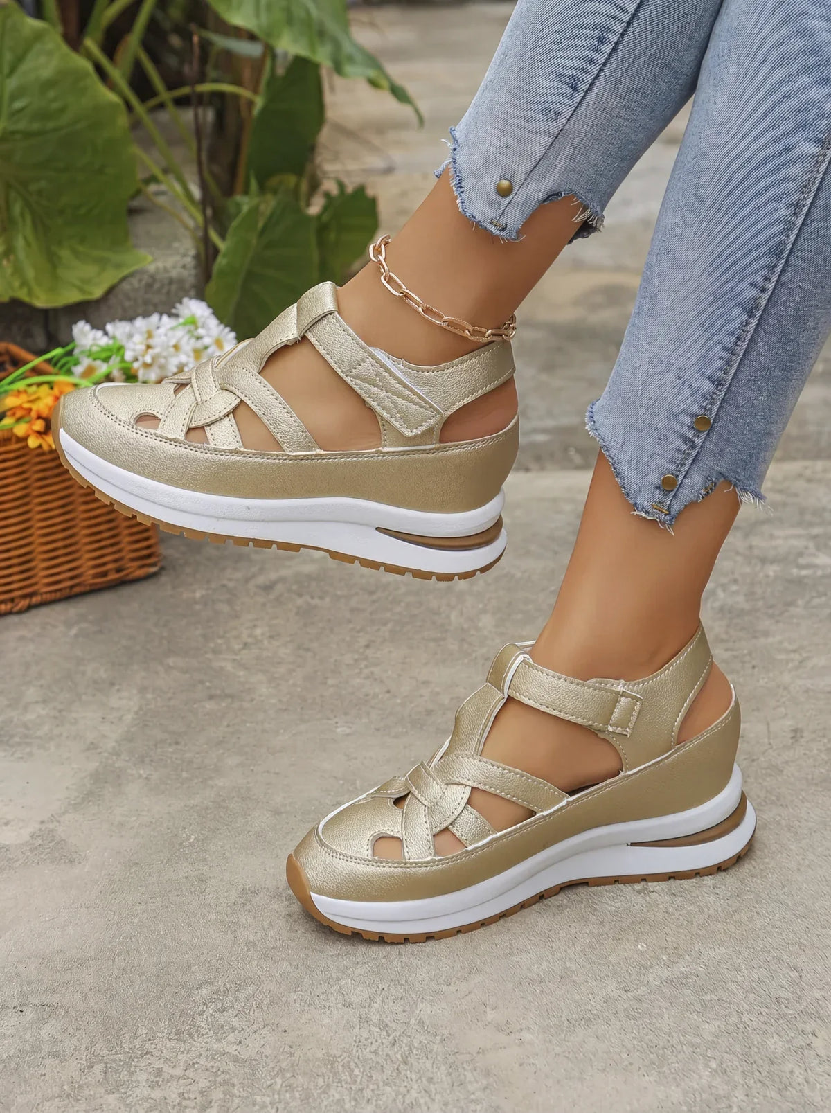 Zapatillas Duna con Cuña