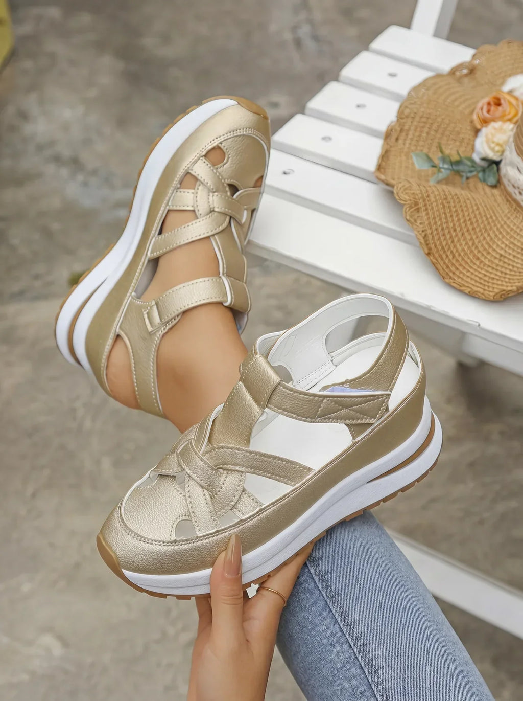 Zapatillas Duna con Cuña