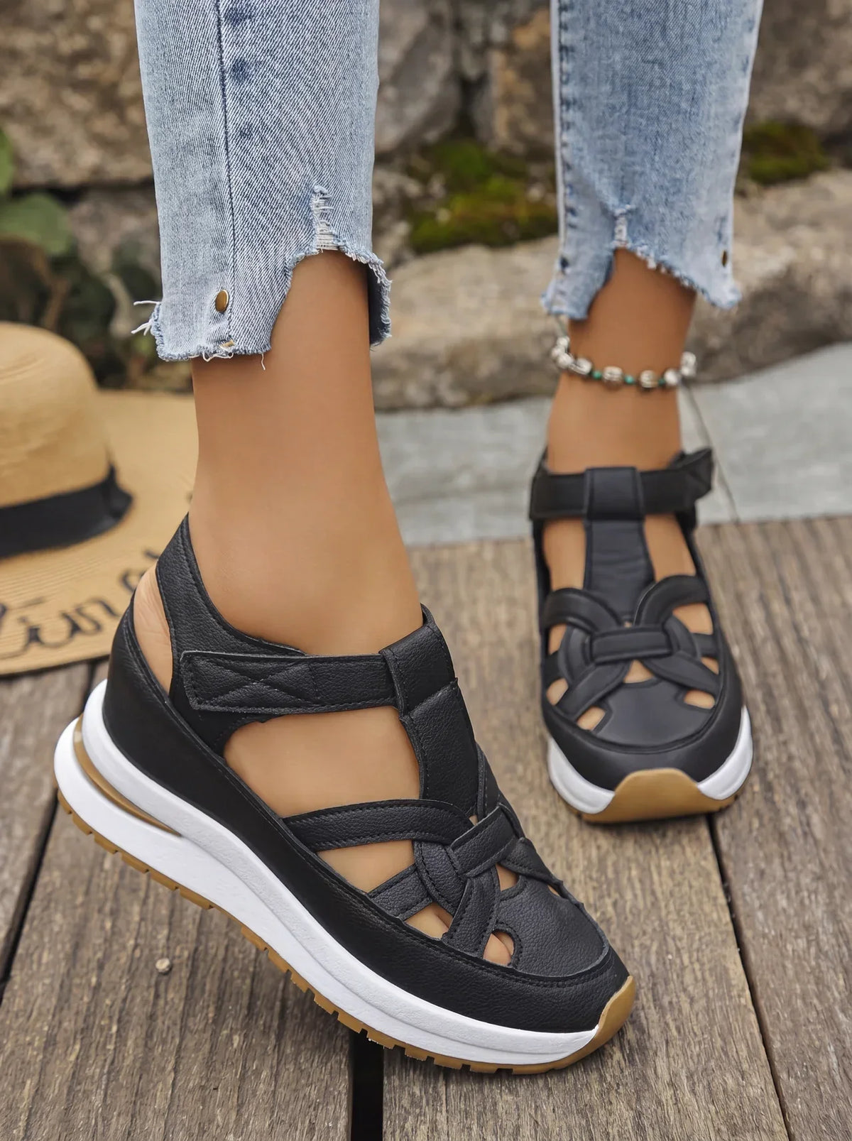 Zapatillas Duna con Cuña