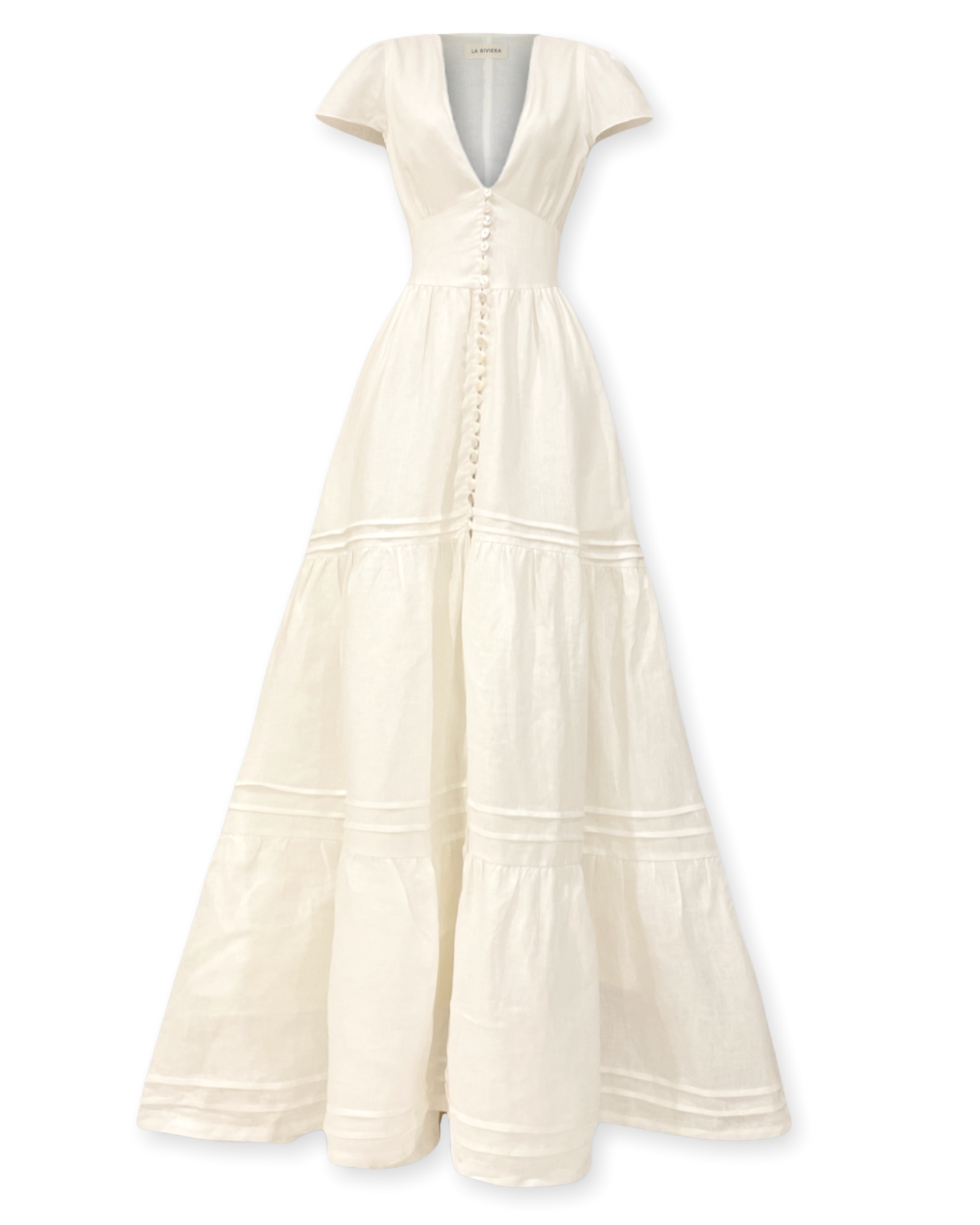 Maxi Vestido Ramatuelle en Lino Puro