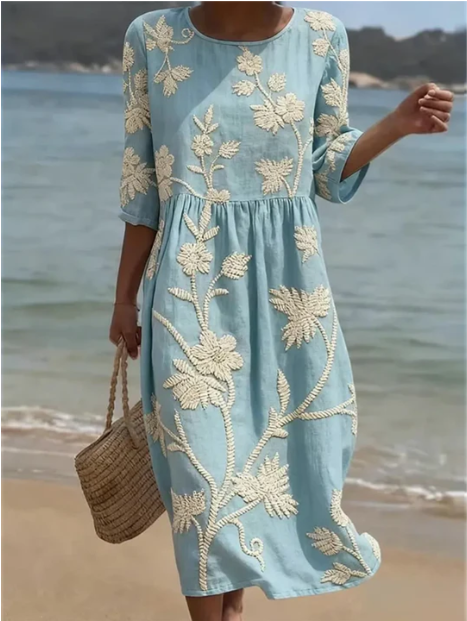 Kelsey | Vestido Floral Elegante