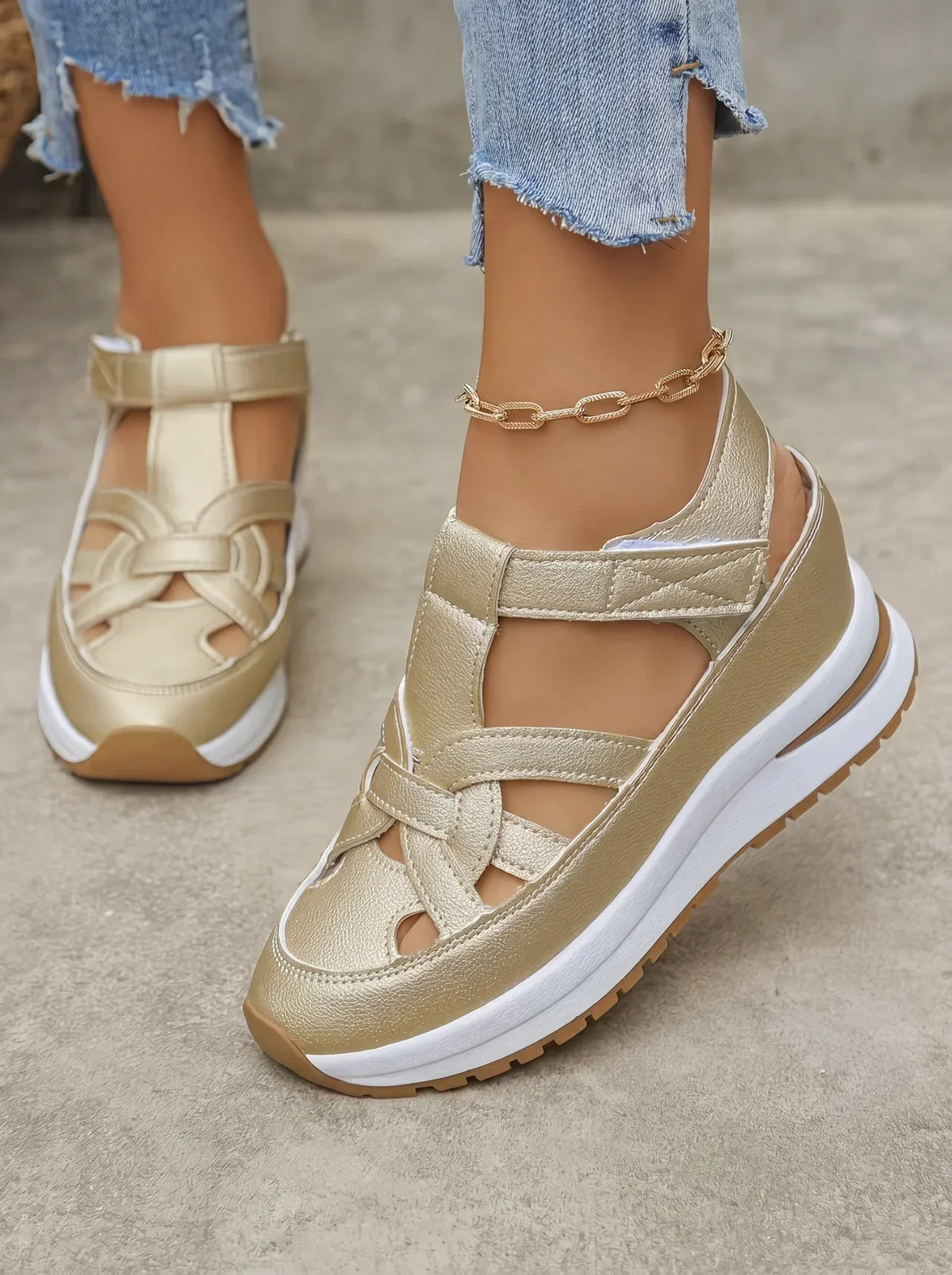 Zapatillas Duna con Cuña