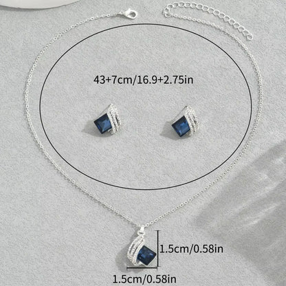 Conjunto de Joyería Aurora Azul